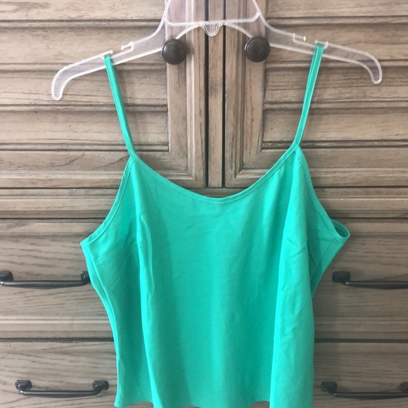 Green blouse with matching cami - Picture 2 of 2